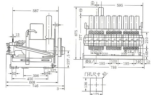 DW17C-3205抽屉式断路器外形尺寸